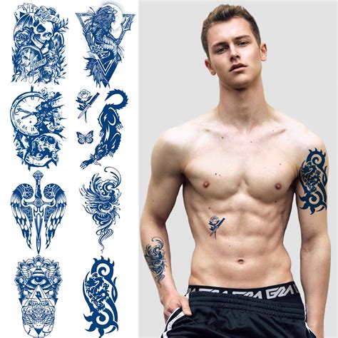 realistic tattoos men|realistic half permanent tattoos.